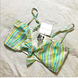 HONEY PUNCH Rainbow Stripe Bralette Top R13-15